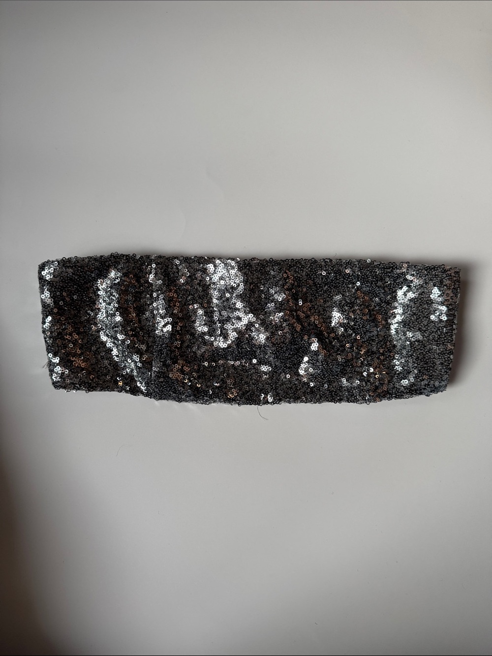 Sequined Black Stretch Headband - Women Accessories